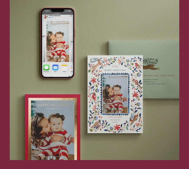 Foil-Pressed Holiday Cards