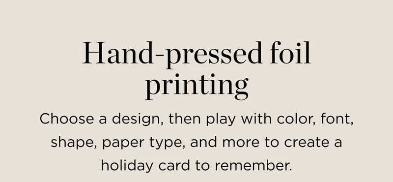 Hand-Pressed Foil Printing
