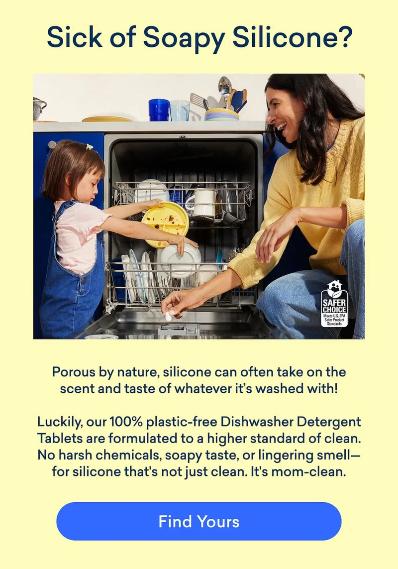 Try our 100% plastic-free Dishwasher Detergent Tablets!