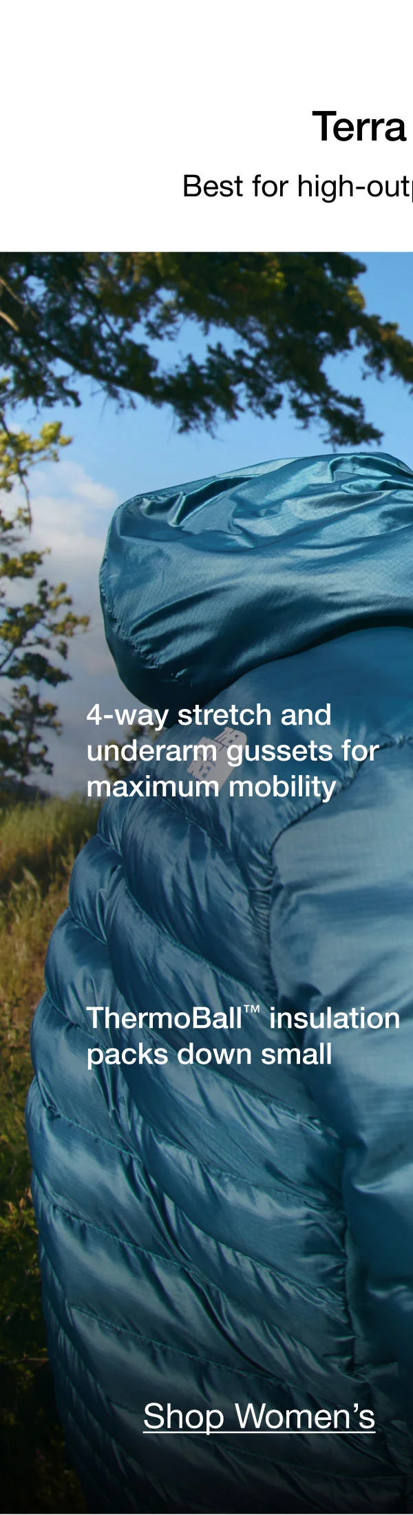 Terra Peak - Best for high-output days outside. Shop Women's