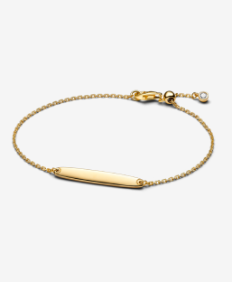 Engravable Bar Chain Bracelet