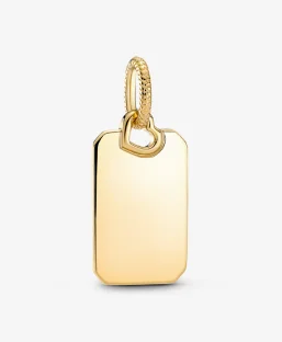 Engravable Rectangle Tag Pendant