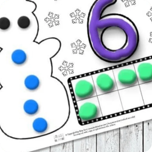 a winter printable activity sheet for kids