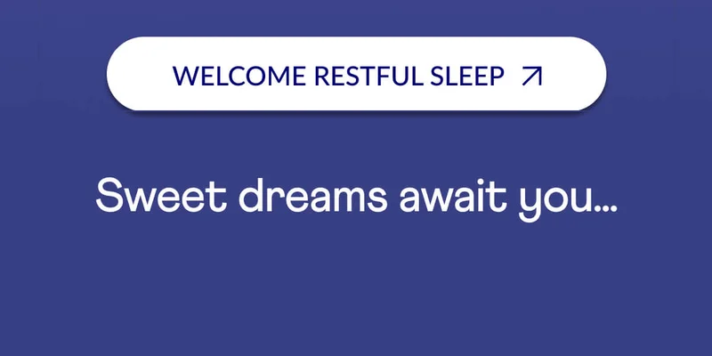Sweet dreams await you…