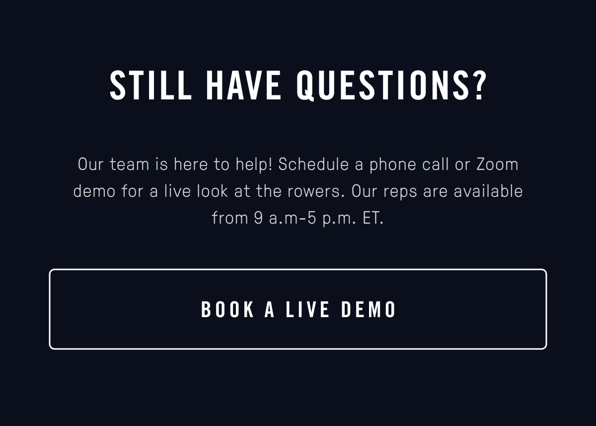 Book a live demo