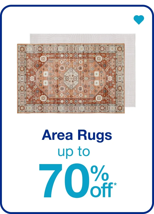 Up to 70% Off Area Rugs — Shop Now!