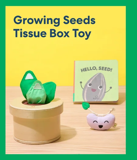 Growing Seeds Tissue Box Toy