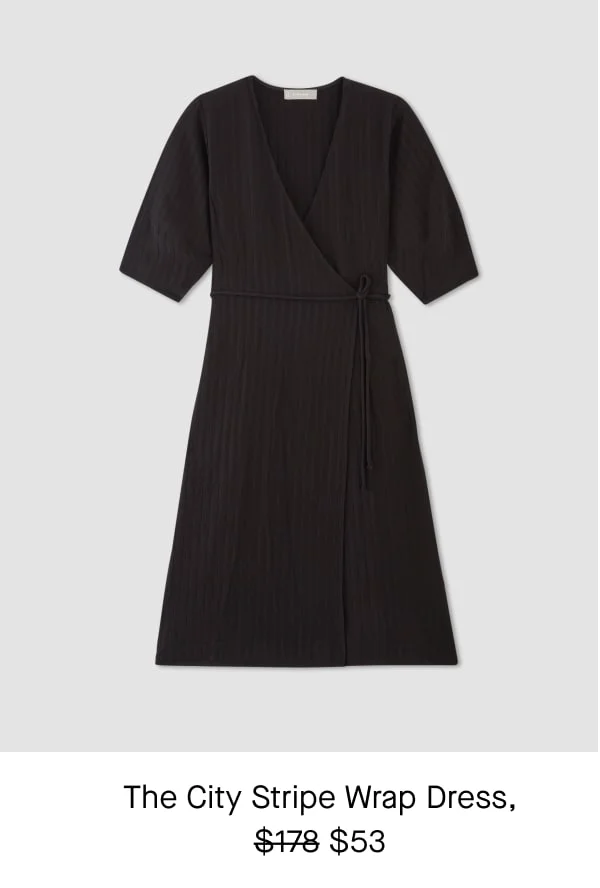 [IMAGE]The City Stripe Wrap Dress