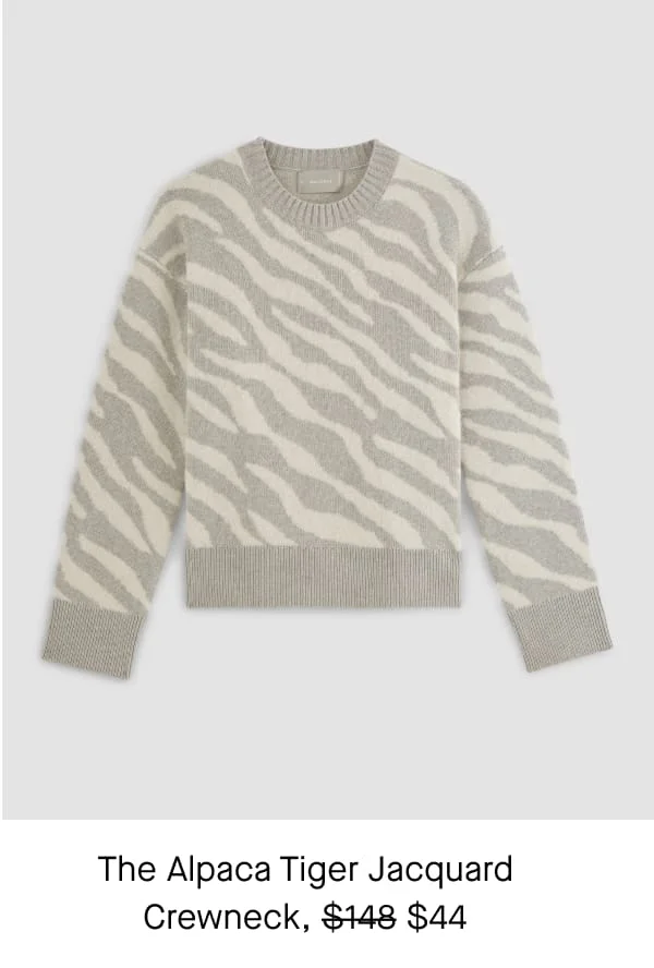 [IMAGE]The Alpaca Tiger Jacquard Crewneck