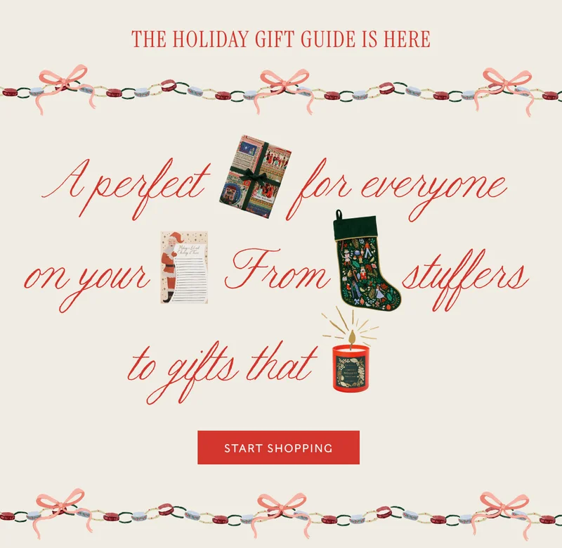 THE HOLIDAY GIFT GUIDE IS HERE - Start Shopping