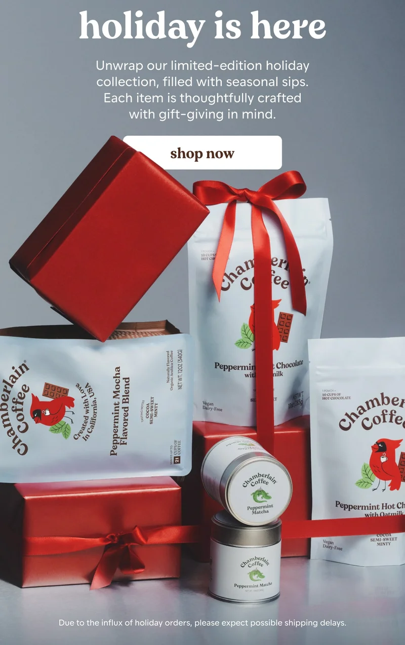 holiday collection is here. shop now.