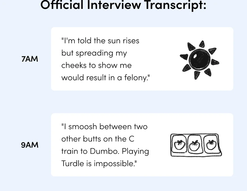 OFFICIAL INTERVIEW TRANSCRIPT