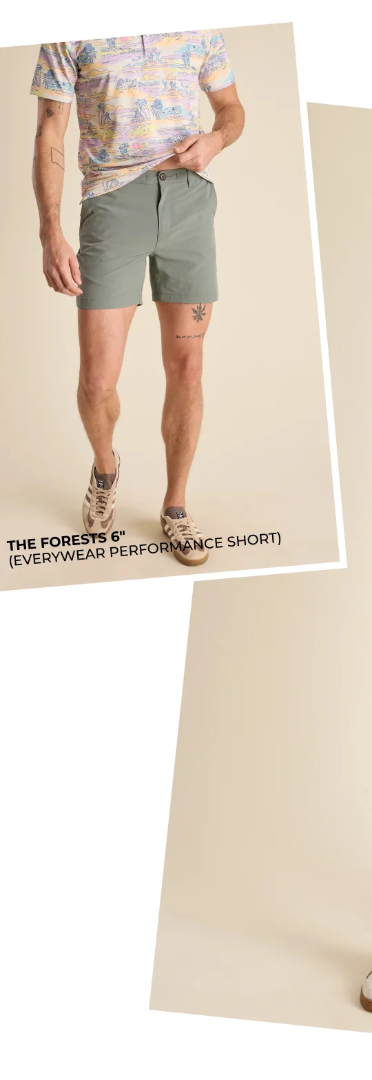 Everywear Performance Short: The Forests 6"