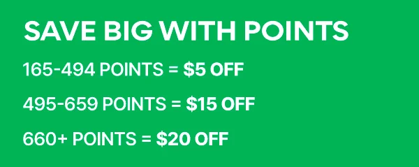 CASH IN LOYALTY POINTS FOR SUBSCRIPTION