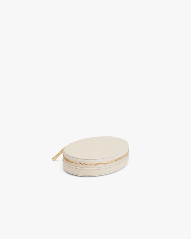 Travel Jewelry Case Ecru