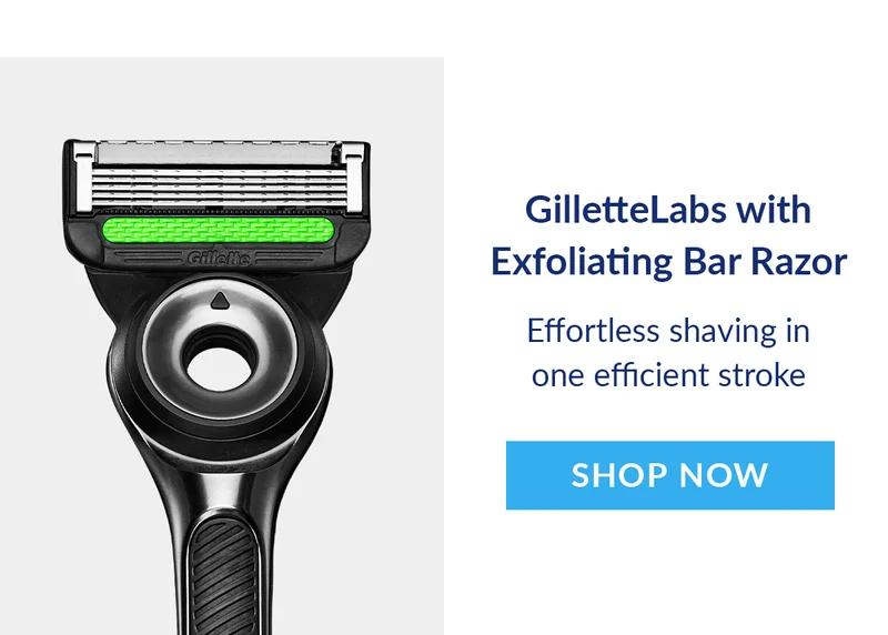 GilletteLabs with Exfoliating Bar Razor  Effortless shaving inone efficient stroke. Shop Now