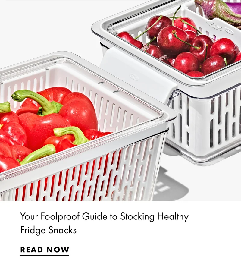 Your foolproof guide to stocking healthy fridge snacks.