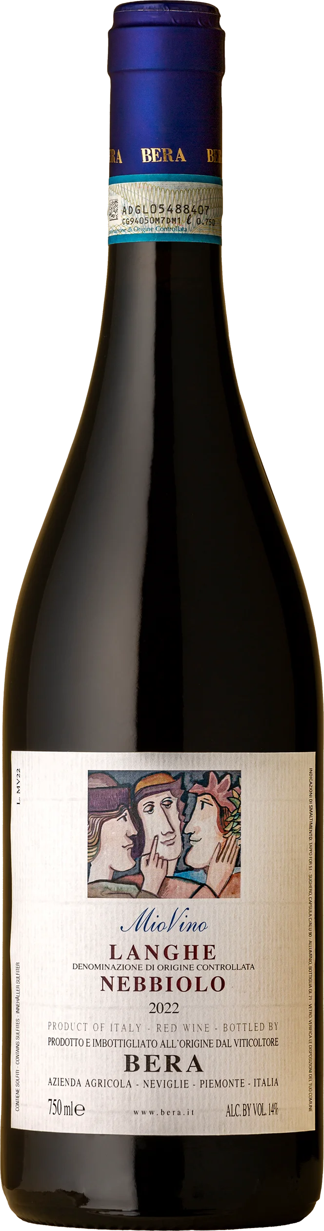 Image of Bera <BR> Mio Vino Langhe Nebbiolo 2022