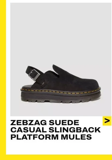 ZEBZAG SUEDE CASUAL SLINGBACK PLATFORM MULES