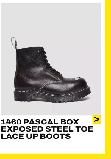 1460 Pascal Bex Exposed Steel Toe Lace Up Boots