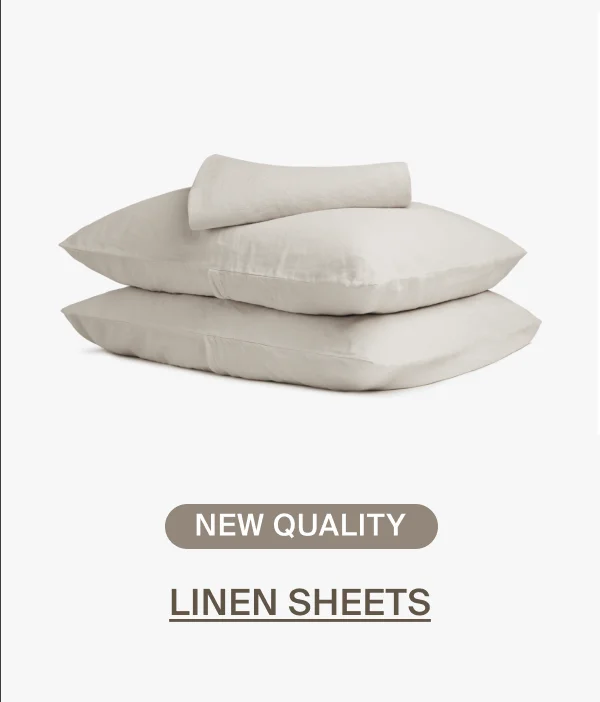 Linen sheets. New quality.