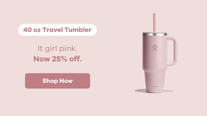 40 oz Travel Tumbler. It girl pink. Now 25% off. | Shop Now