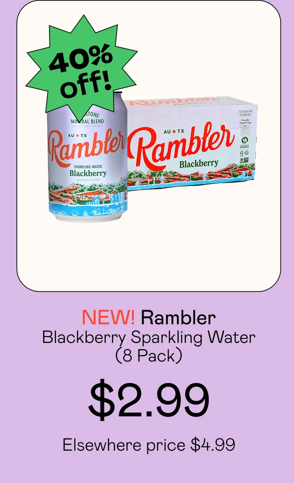 Blackberry Sparkling Water (8 Pack)