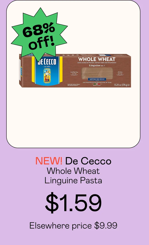 Whole Wheat Linguine Pasta