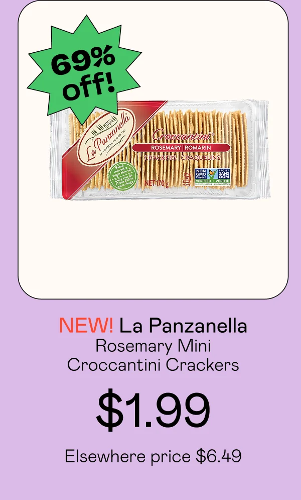 Rosemary Mini Croccantini Crackers