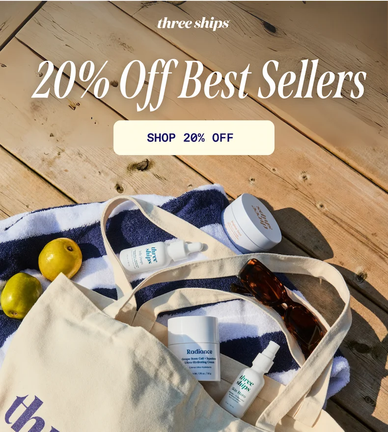 20% Off Best Sellers. Shop 20% off.