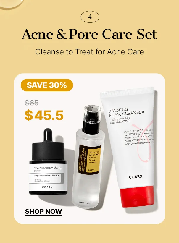 4. Acne & Pore Care Set. Save 30% →