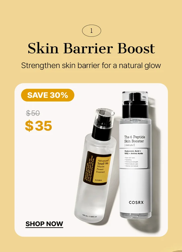 1. Skin Barrier Boost. Save 30% →