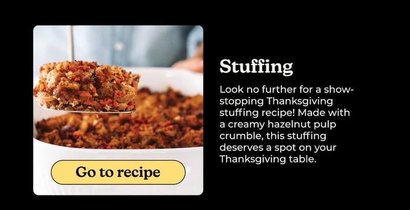 Celebrate Thanksgiving With Almond Cow - Stuffing