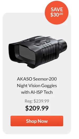 AKASO Seemor-200 Night Vision Goggles with AI-ISP Tech