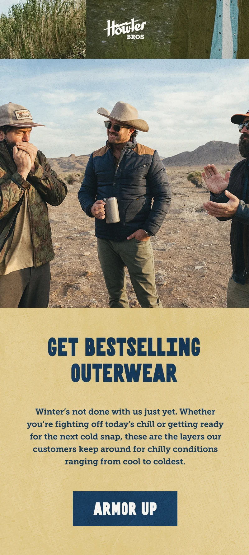 Winter’s not done with us just yet. Whether you’re fighting off today’s chill or getting ready for the next cold snap, these are the layers our customers keep around for chilly conditions ranging from cool to coldest. Click below to see our best-selling jackets, hoodies, vests, and fleece now.