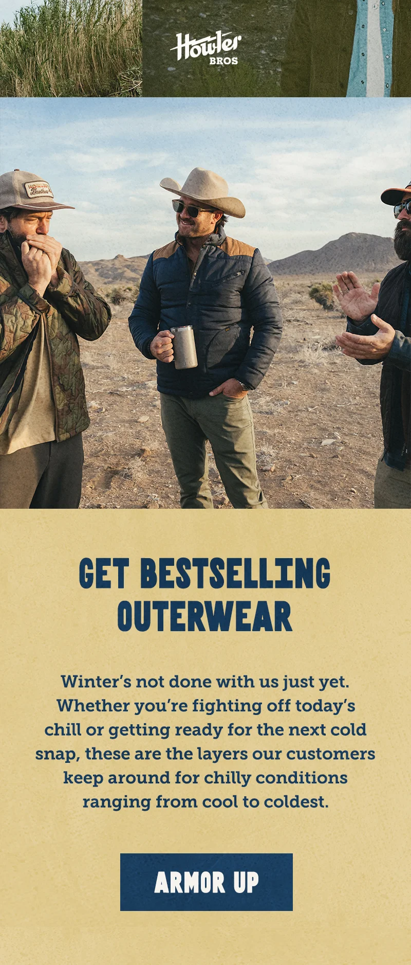 Winter’s not done with us just yet. Whether you’re fighting off today’s chill or getting ready for the next cold snap, these are the layers our customers keep around for chilly conditions ranging from cool to coldest. Click below to see our best-selling jackets, hoodies, vests, and fleece now.