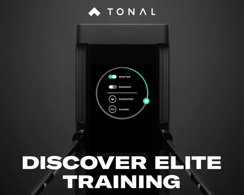 Tonal.com The Smartest Home Gym. HEADLINE: DISCOVER ELITE TRAINING