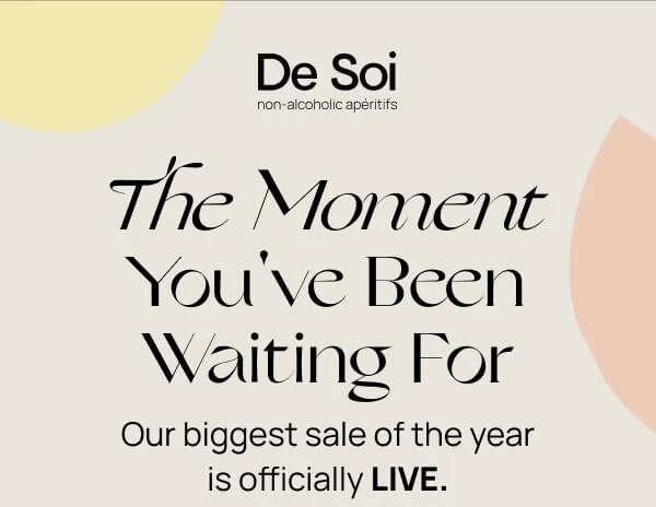 De Soi | The moment you've been waiting for... our biggest sale of the year is officially LIVE.