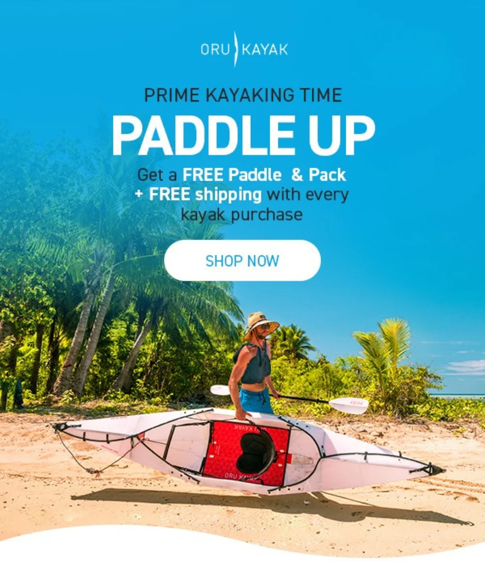 PRIME DAY SAVINGS: FREE SHIPPING + FREE PADDLE & PACK PRIME DAY SAVINGS: FREE SHIPPING + FREE PADDLE & PACK