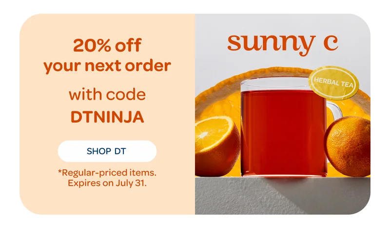 20% off your next order with code discount code - Shop DT