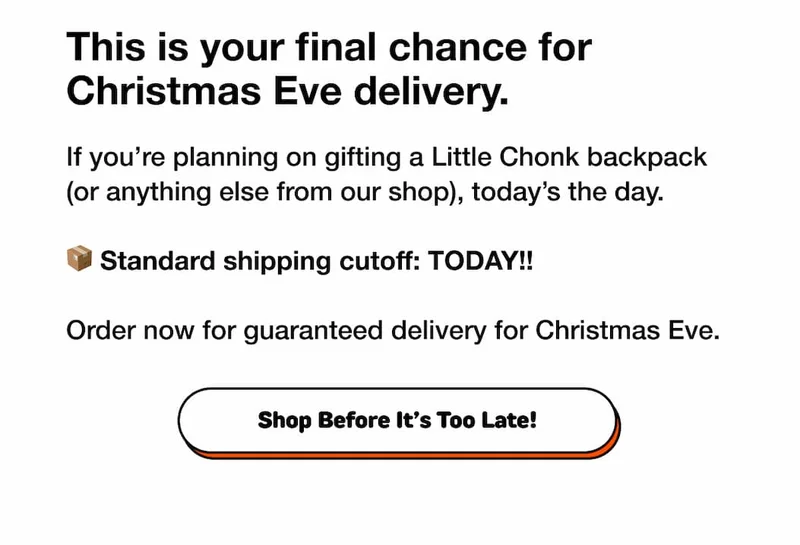 Shop before it’s too late!