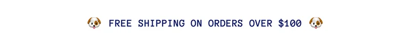 Free Shipping On Orders Over $100