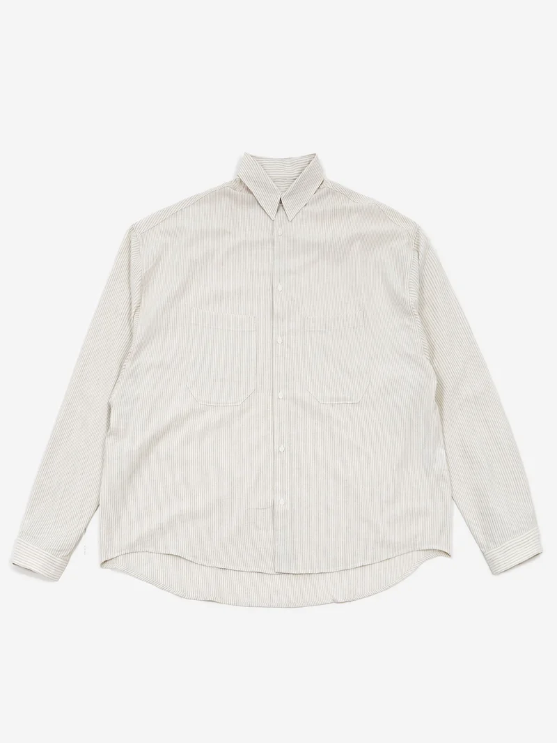 Image of Estudio Niksen Oxford Balloon Shirt - Stripe