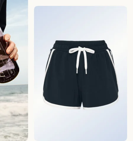 Stretch Woven The Course 2.5" Short in Nocturnal Navy/True White