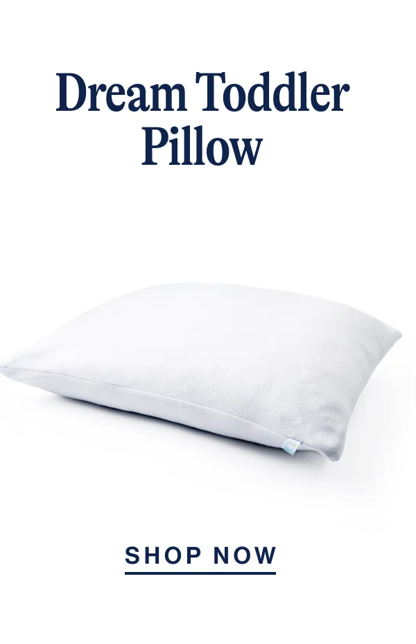 Dream Toddler Pillow. Shop Now