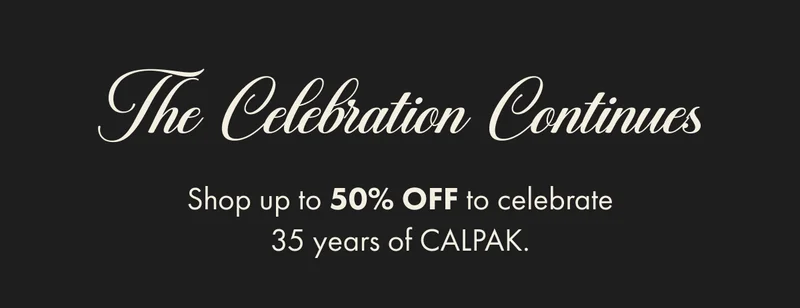 The Celebration Continues | Shop up to 50% OFF to celebrate 35 years of CALPAK.