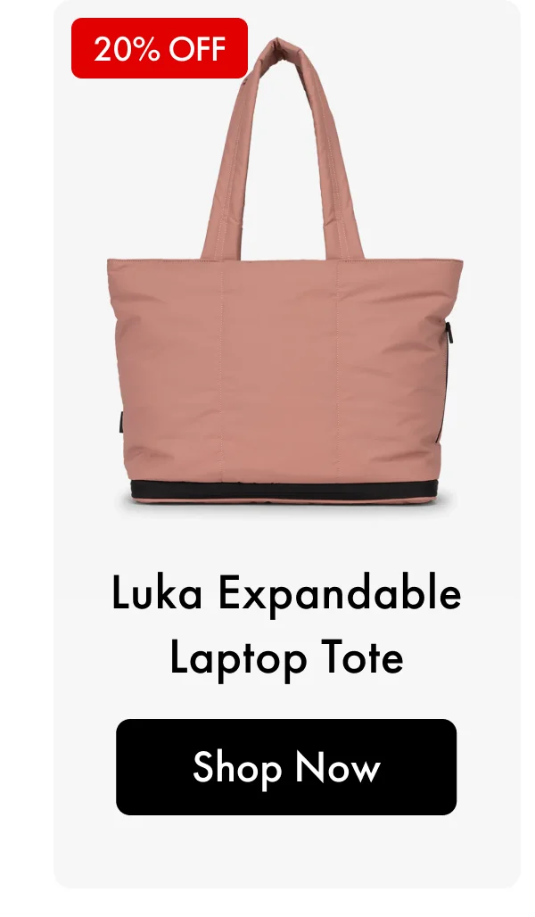 Luka Expandable Laptop Tote