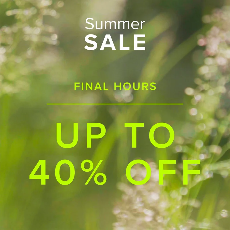 SUMMER SALE. ENDS TODAY. SHOP NOW.