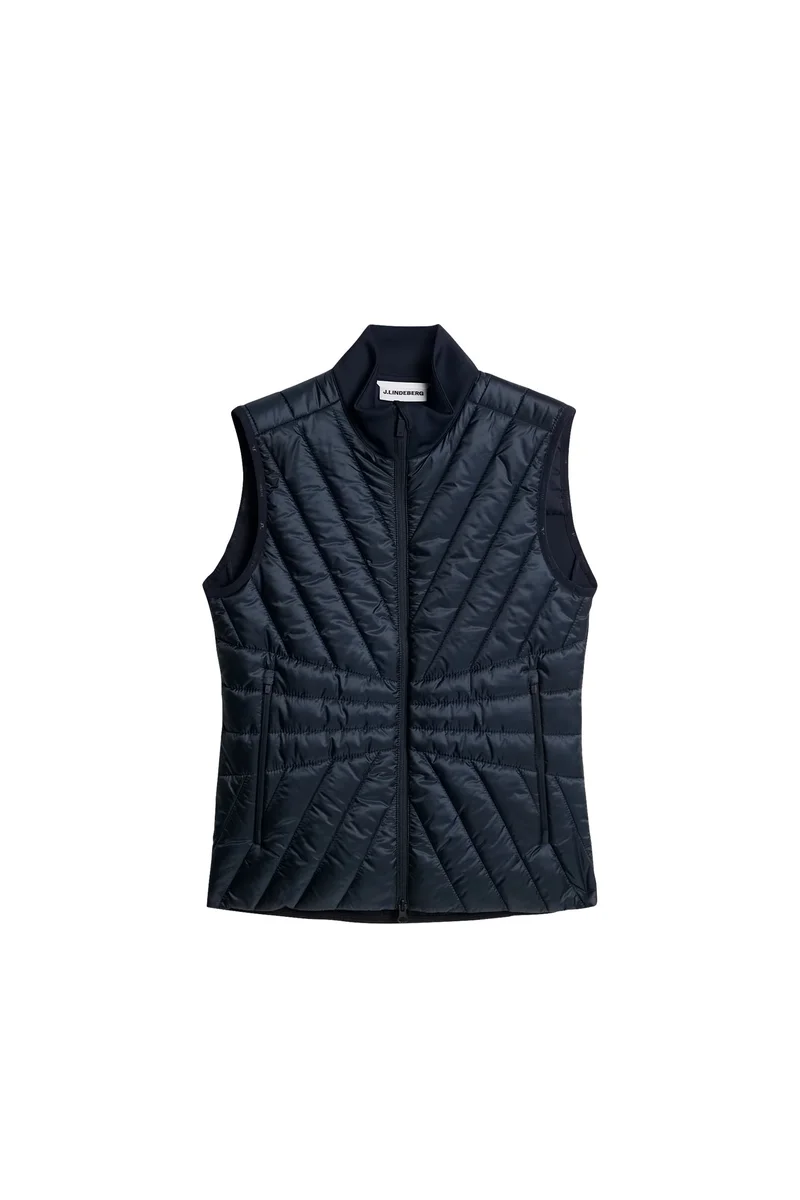 Image of Holma Quilt Hybrid Vest / JL Navy
