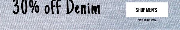 30% off Denim Shop Men's